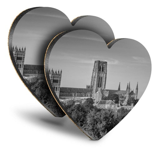 Heart mdf coasters - 2x,
