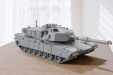 M1A1 Abrams US Army Main Battle Tank - 3D Resin Printed 28mm/20mm/15mm Minia