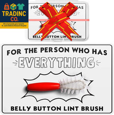 Belly Button Lint Brush Gag