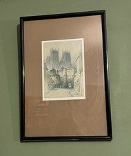 Vintage Framed And Mounted
