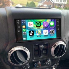 For 2007-2017 Jeep Wrangler Wireless CarPlay Android 13 Car Stereo Radio GPS RDS