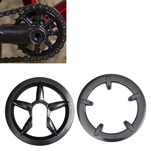 Robust plastic chainring guard - robust,