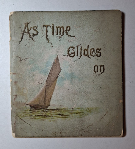 Antique poetry book as time - book,