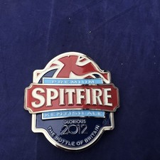 VERY NICE METAL SPITFIRE PREMIUM KENTISH ALE BEER PUMP CLIP BADGE
