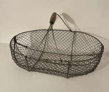 Vintage French Wire Basket