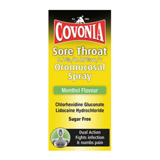 Covonia Sore Throat Spray Dual Action - 30ml UK