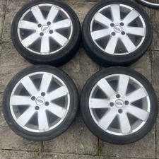 SET OF 4 GENUINE FORD FOCUS 16" ALLOY WHEELS 195 45 16 fiesta mk6 mk7 zetec ST