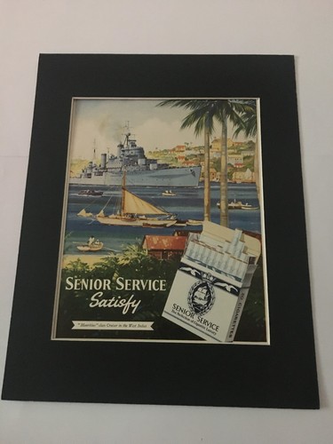 Senior service cigarettes 1957 - service, cigarettes-1957