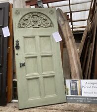 ANTIQUE OAK GRAND PERIOD Front Entrance DOOR - RECLAIMED, Gothic, Ornate, Manor