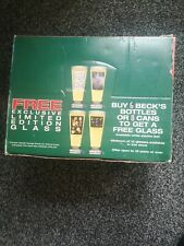 Damien Hirst Becks Spot Glass