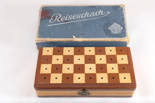 Reiseschach antique handmade - reiseschach,