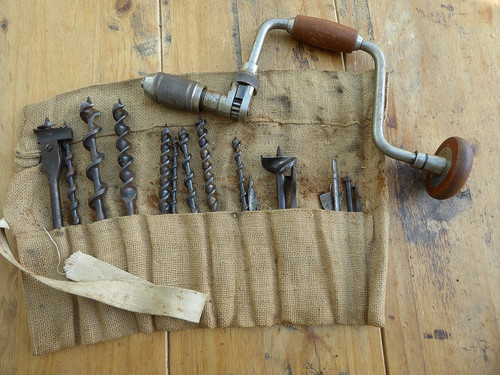 Vintage stanley drill brace - stanley, +