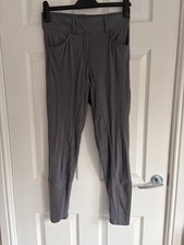 Lemieux Demi Bregging. Riding Breeches. Grey. Size 12.