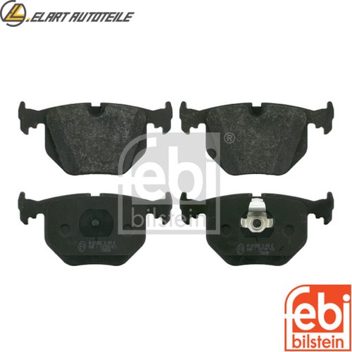 Brake pad set disc - set,