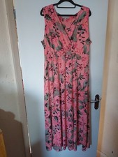 Ann Harvey Size 18 Pink Floral