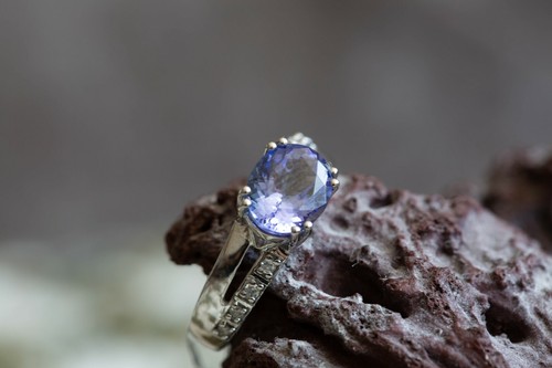 Aaa tanzanite diamond 9k - aaa,
