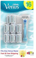 16 Gillette Venus Razor Blades Refill Cartridge fit Embrace divine Shaver Handle