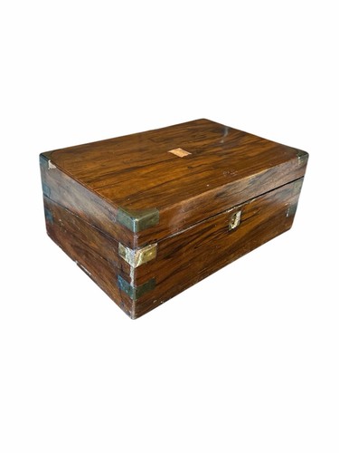Old writing slope box - writing,