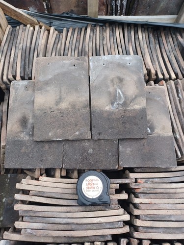 Reclaimed dark blue brindle - blue,