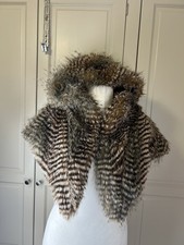 Authentic SpiritHoods Falcon Shawl Black Liner Variant Faux Fur Spirit Hood