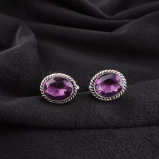 Amethyst Gemstone 925 Sterling