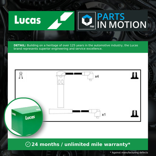 Leads ignition cables set - leads,