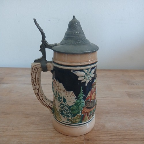Antique german pitcher beer - antique,