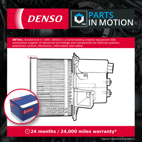 Interior blower motor dea09064 - blower,