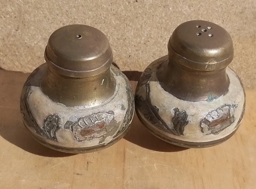 Vintage old antique brass - old,