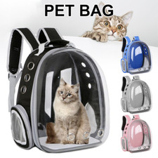 ASTRONAUT WINDOW DOG CAT CARRIER BREATHABLE TRANSPARENT BACKPACK PET TRAVEL BAG