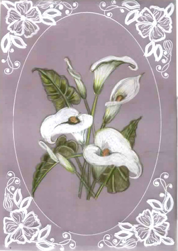 Original parchment craft card - original,