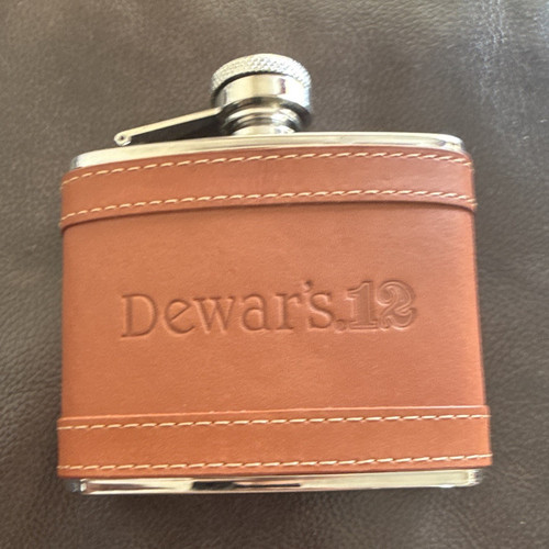 Dewar leather wrapped - 18, leather-wrapped