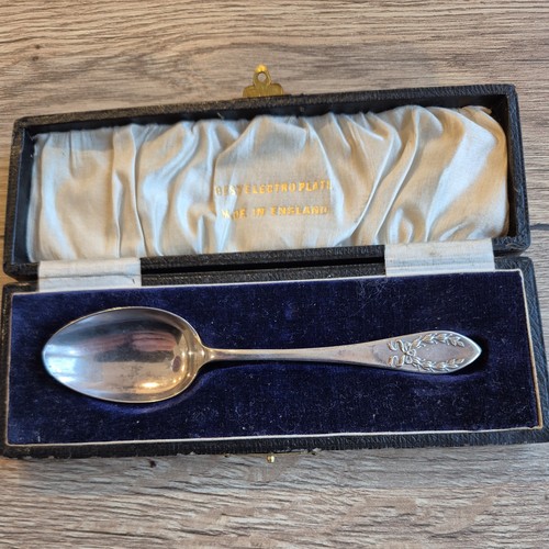 Antique epns tea - tea, spoon