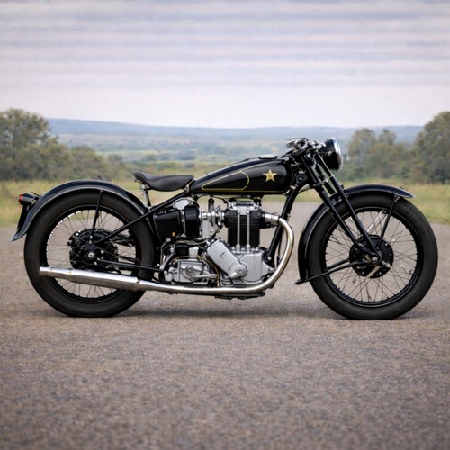 1939 bsa gold star - poster, –