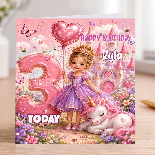 Personalised girls 3rd - personalised,