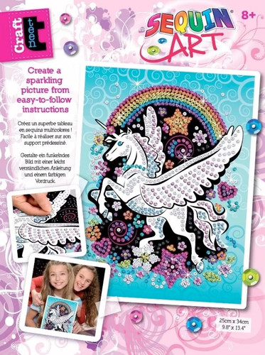 Sequin art craft kit - kit, various