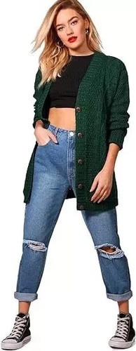Women ladies cable chunky knit - women,