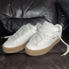 Fenty Puma Creeper Phatty Nubuck Warm White Puma Gold Gum (Men's) size Uk 9