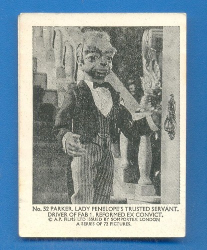 THUNDERBIRDS.No.52.PARKER.CARD
