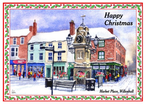 Willenhall market place - market,