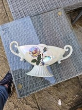 Kensington Ware KPB Margaret Rose Lustre Ware Vase Bowl Flowers Design