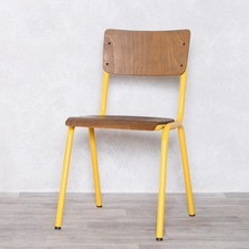 Yellow stacking chair vibrant - yellow,