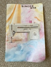 Singer 513 Sewing Machine Manual 1973 The Singer Co. Used