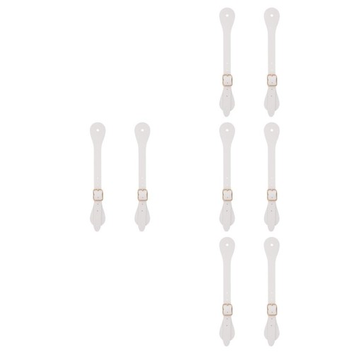 Adjustable white boot spur - white,