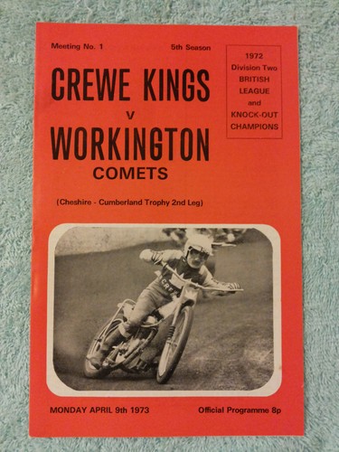 Crewe speedway 1973 original - crewe,