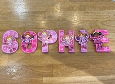 'Sophie' Wooden Letters for Bedroom Door/Decor