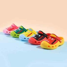 Kids Slipper Dinosaur Lightweight Indoor Outdoor Beach Pool Clogs for Toddlers
