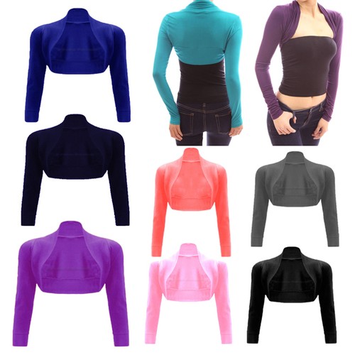 Women plain bolero shrug - women's,