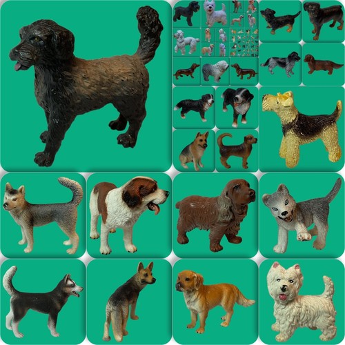 Schleich dog to - dog, 1:12