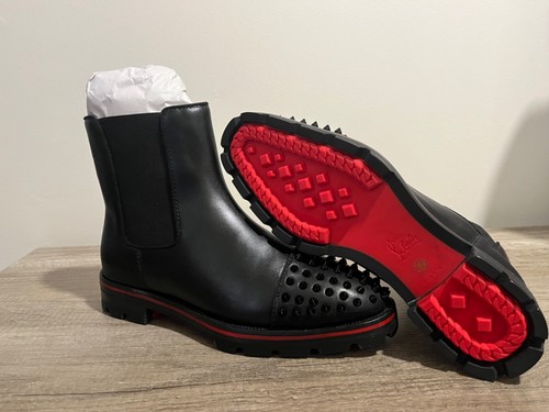 Louboutin melon spike leather - melon,